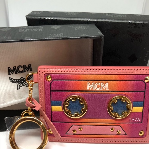 mcm cassette wallet